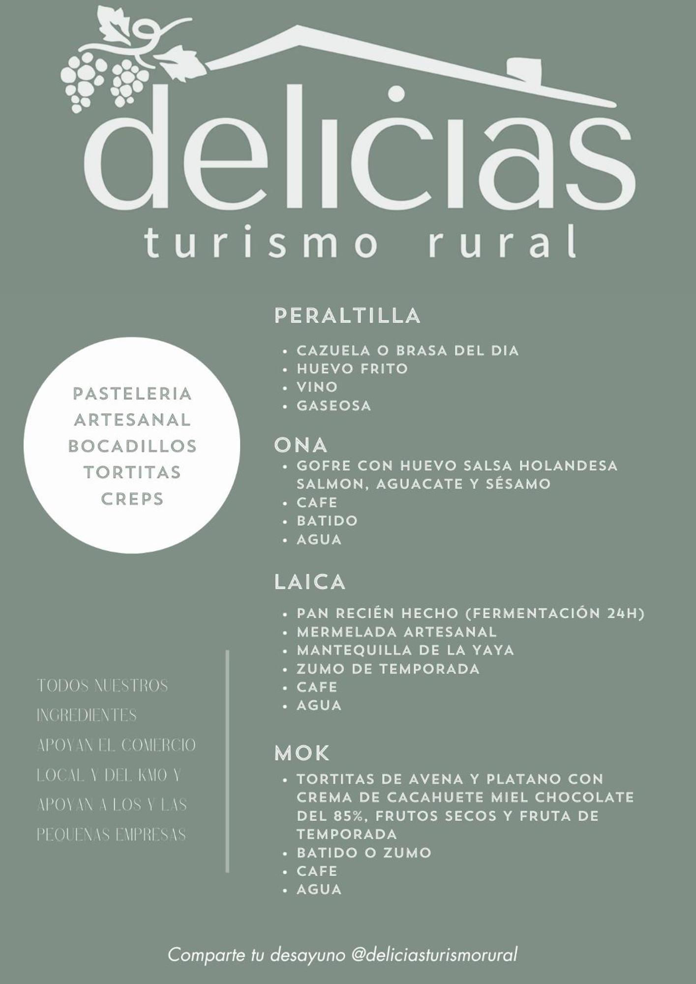 Delicias Hotell Peraltilla Eksteriør bilde